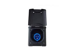  Sis&auml;&auml;nottorasia 230V, CEE, musta upotettava, 13, magneettikansi