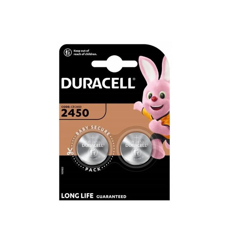 2 x Duracell CR2450 3V