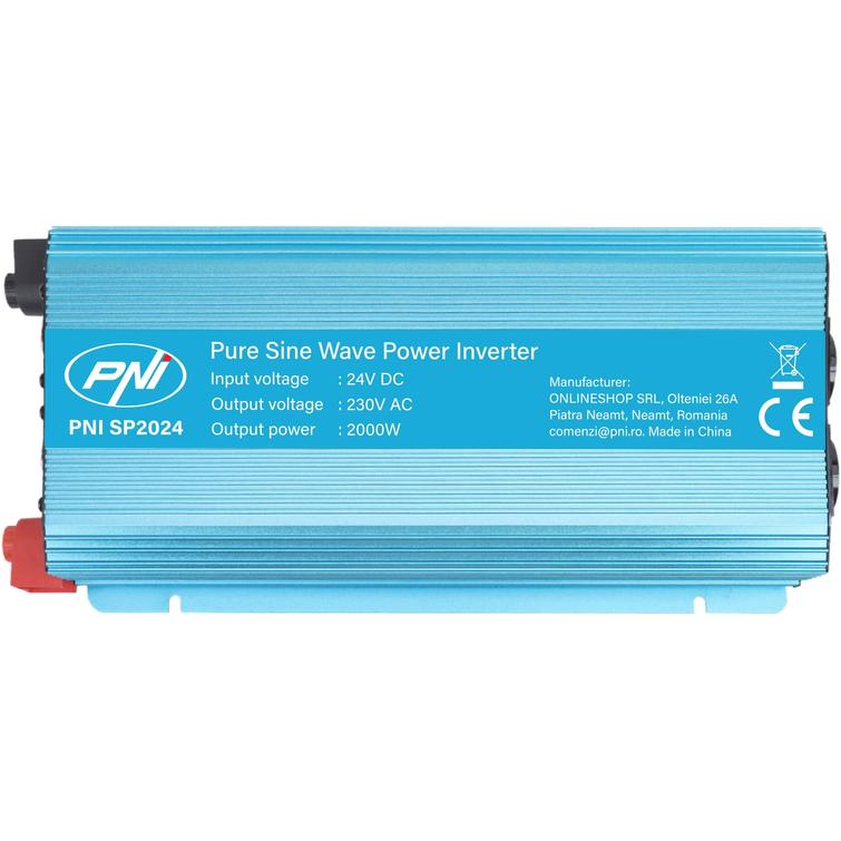 PNI Invertteri siniaalto 24V 2000W 