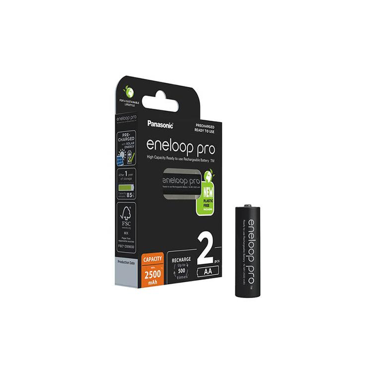 2 x Eneloop Pro AA R6 2500mAh 1,5V