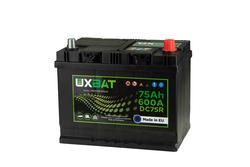 Uxbattery 75Ah 600A Dual performance - / +