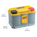 Optima YT DH6 AGM 12V 72Ah 800A