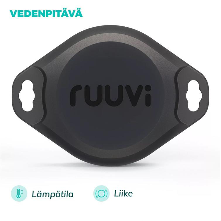 Ruuvi langaton vedenpitävä lämpötila- ja kosteusanturi 2in1