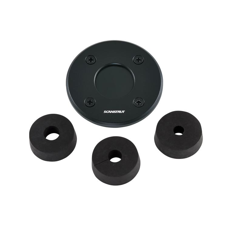 Kaapelin läpivienti Ø9-14mm johdolle, Ø30mm IP68, musta