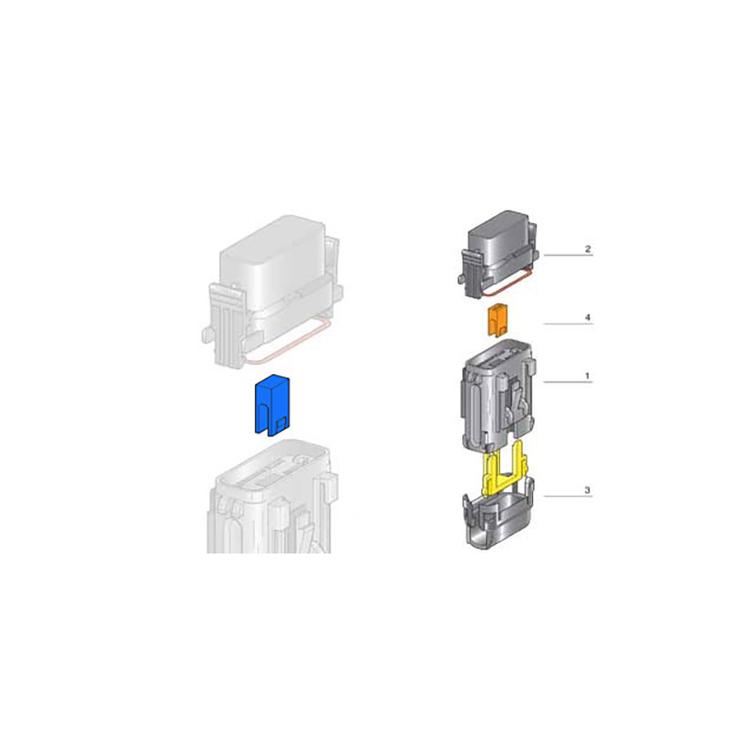 Merkint&auml;liuska, 60A, sininen
