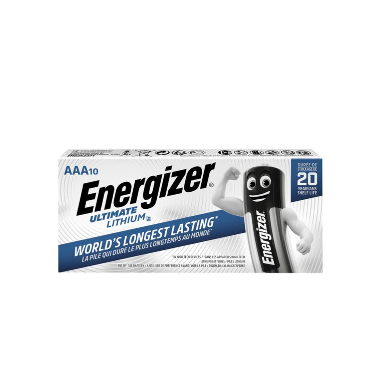 10 x Energizer L92 Ultimate Lithium R03 AAA