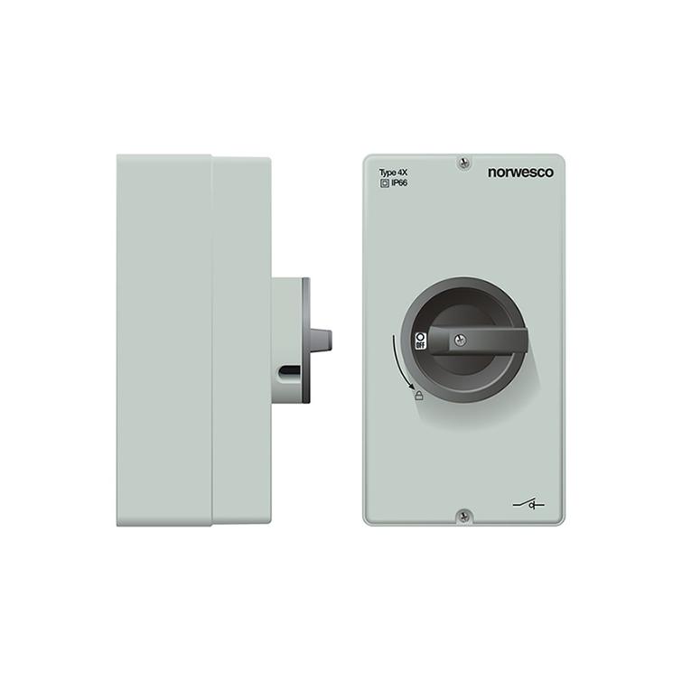 DC turvakytkin 4x25A, 1500V IP66