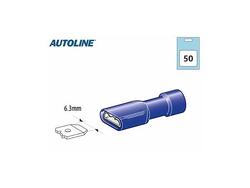 Lattaliitin, 6.3mm eristetty 50kpl