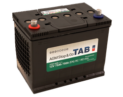TAB AGM 75Ah 750A