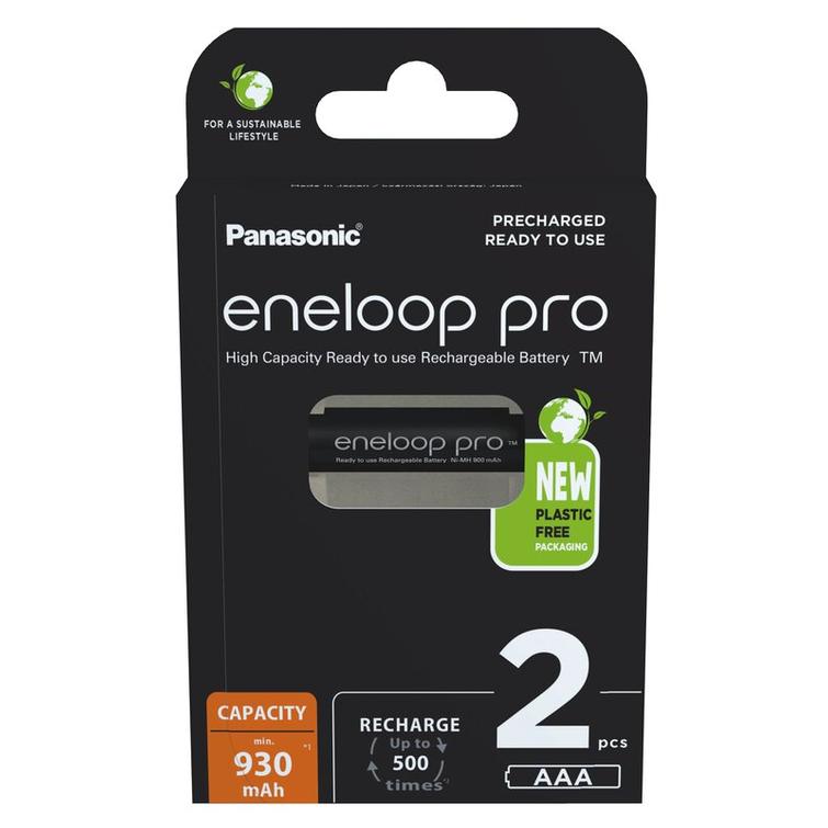 2 x Eneloop Pro AAA R03 930mAh 1,5V
