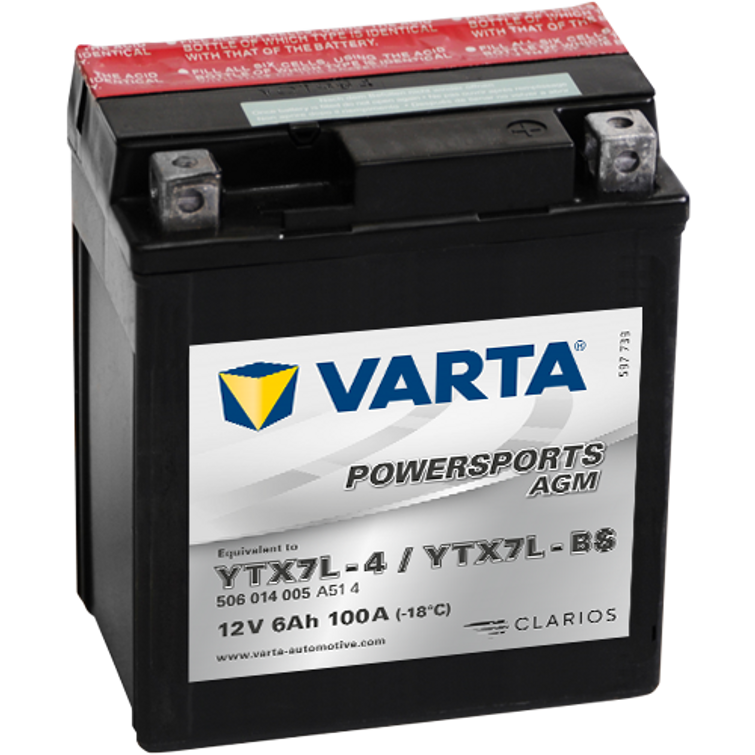 Varta YTX7L-BS 6ah