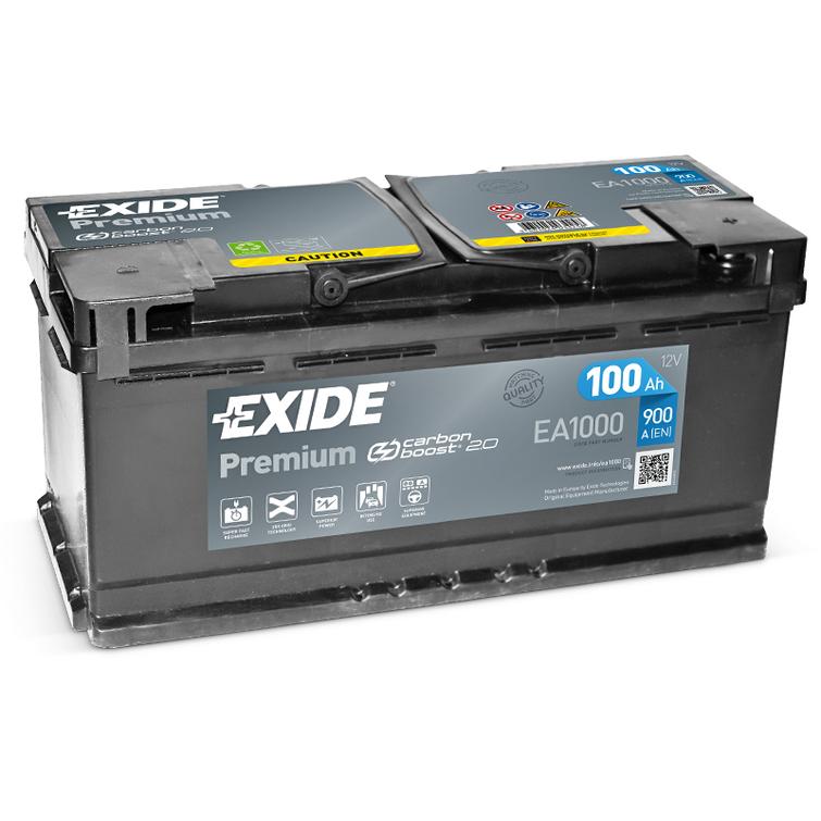 EXIDE Premium 100Ah 900 A