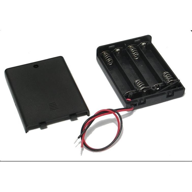 Paristokotelo 4 x AA kannella ja kytkimell&auml;