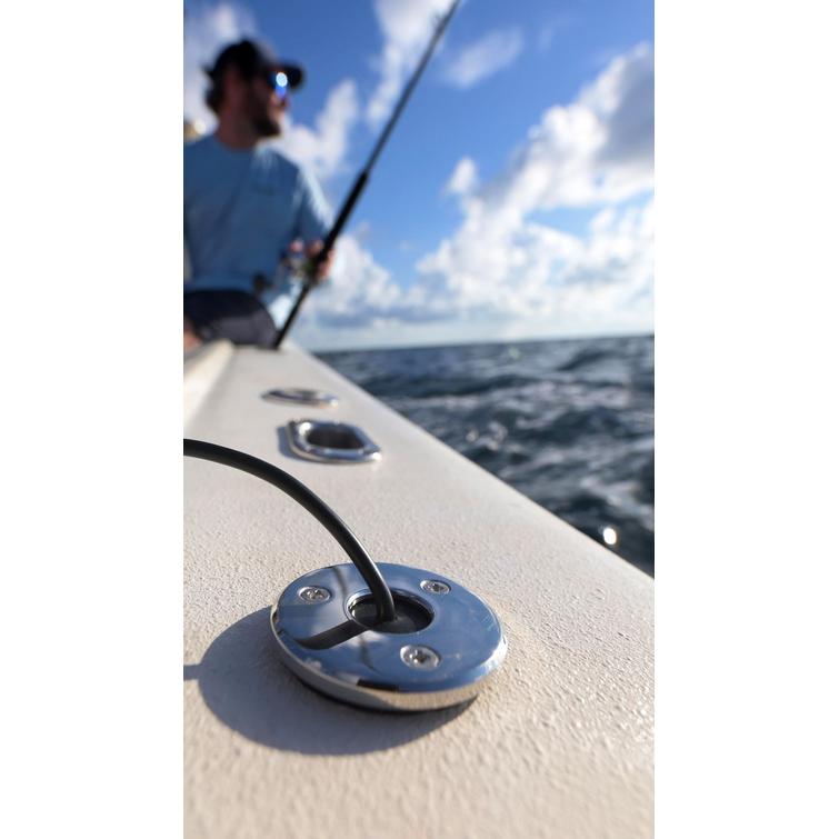 Kaapelin läpivienti Ø2-8mm johdolle, Ø16mm IP68, RST