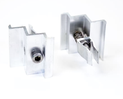 WISOL Aurinkopaneelin p&auml;&auml;tykiinnike 30-35mm hopea