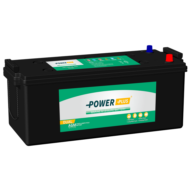 Power Plus Dual AGM LPM12-180HD12V 180Ah