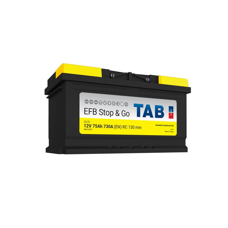TAB EFB 75Ah 730A