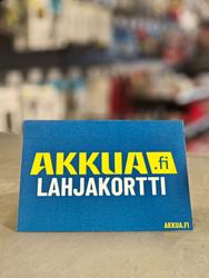 AkkuA-lahjakortti