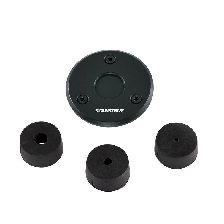 Kaapelin läpivienti Ø2-8mm johdolle, Ø16mm IP68, musta