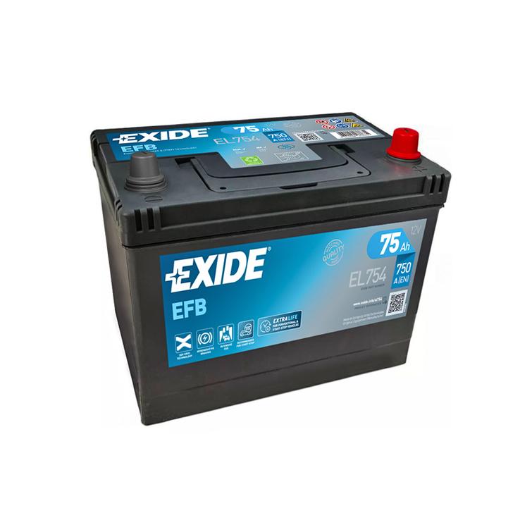 EXIDE EFB 75Ah 750A