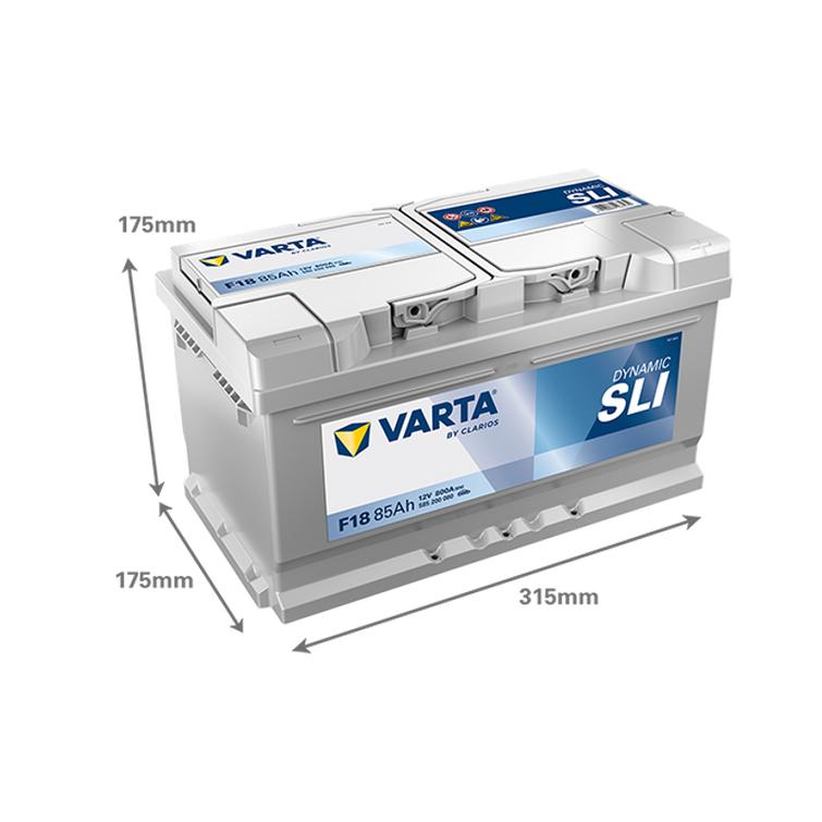 VARTA F18 Dynamic SLI 85Ah 800A