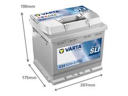 VARTA C22 Dynamic SLI 52Ah 470A