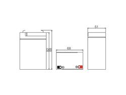 Yuasa NPH Tehoakku 12V 5Ah