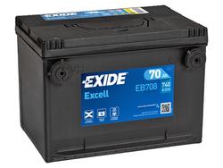 EXIDE Excell 70Ah 740 A