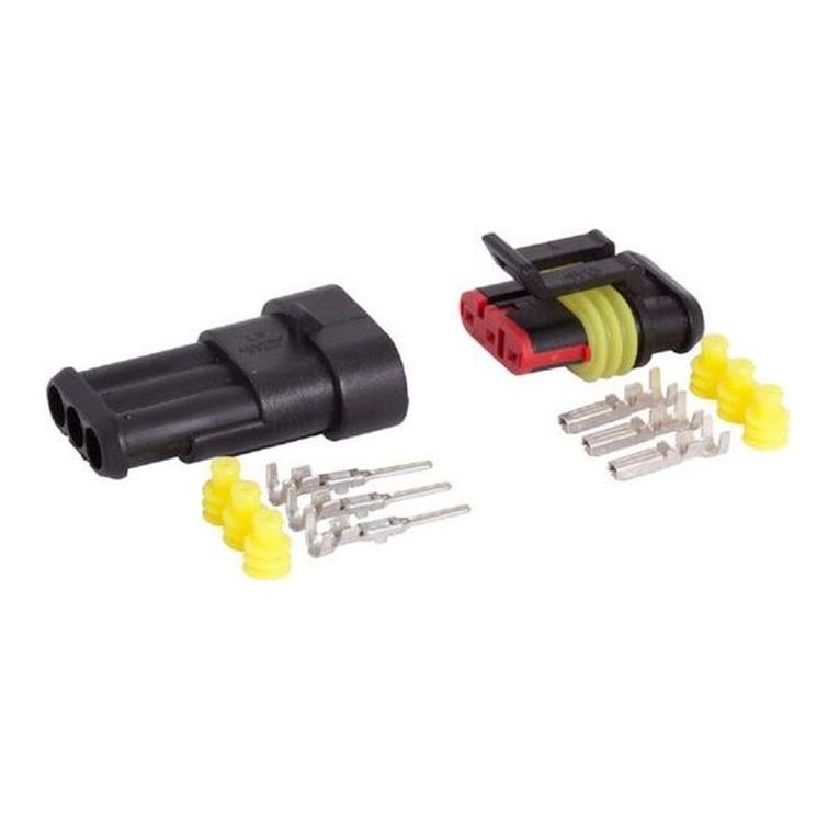 Liitinpari AMP 3N uros+naaras