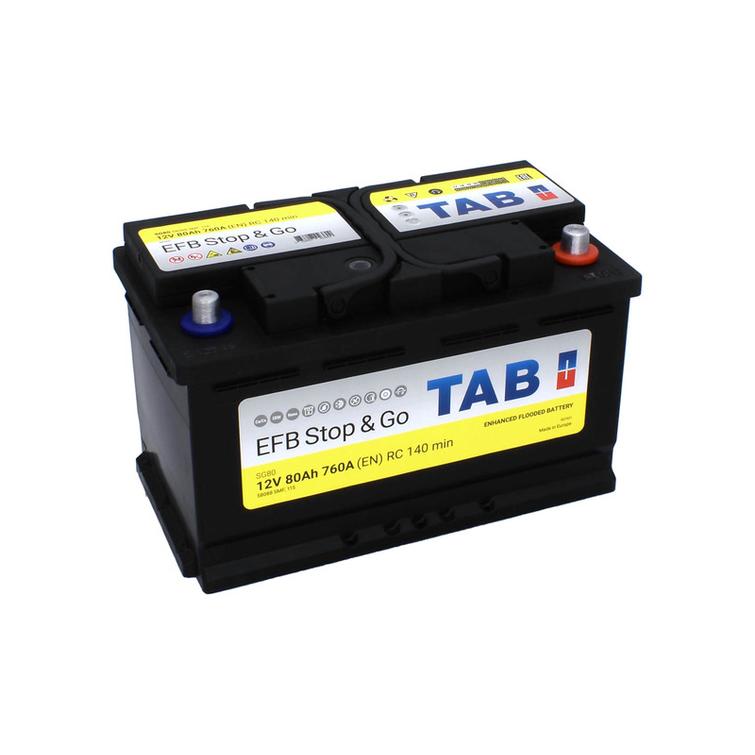 TAB EFB 80Ah 760A