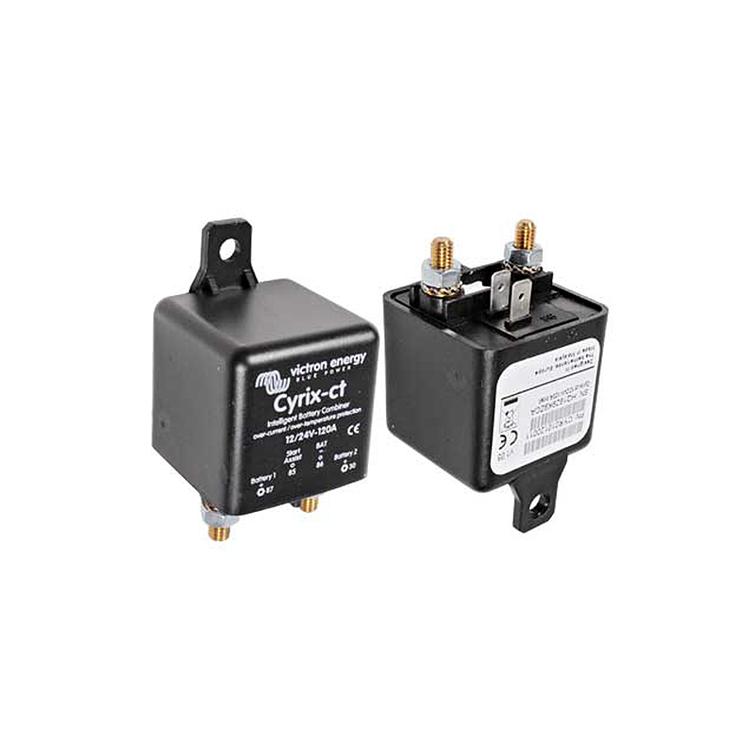 Cyrix-ct &auml;lyk&auml;s kaksoisakkurele 120A 12/24V