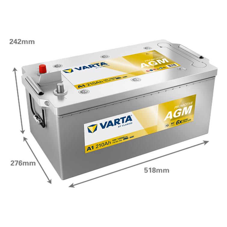 VARTA A1 ProMotive AGM 210Ah 1200A