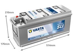 VARTA I2 Promotive SLI 110Ah 760A