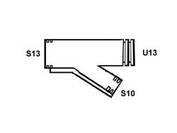 Suojaputken Y-liitin B13-10-13