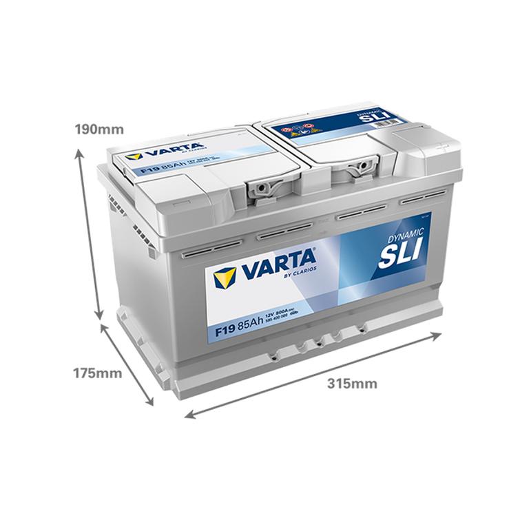 VARTA F19 Dynamic SLI 85Ah 800A