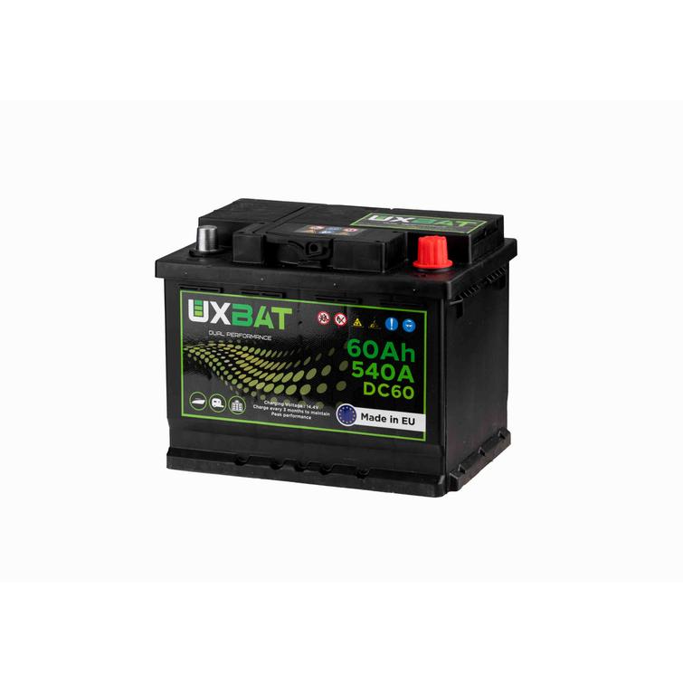 Uxbattery 60Ah 540A Dual performance