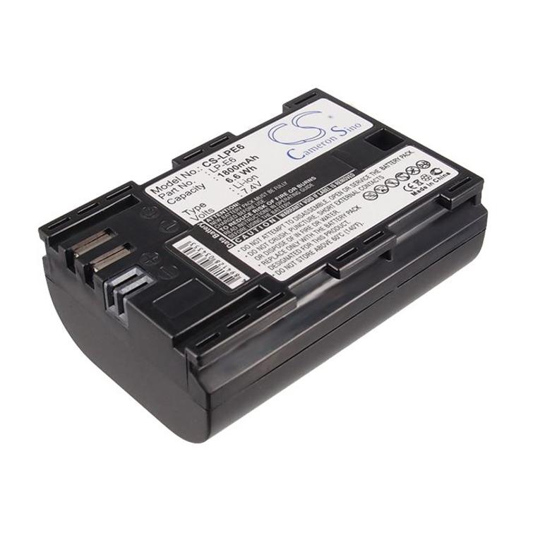 Canon 7.4v 1800mah li-ion LP-E6 CS