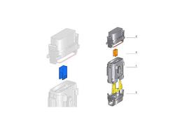 Merkint&auml;liuska, 60A, sininen