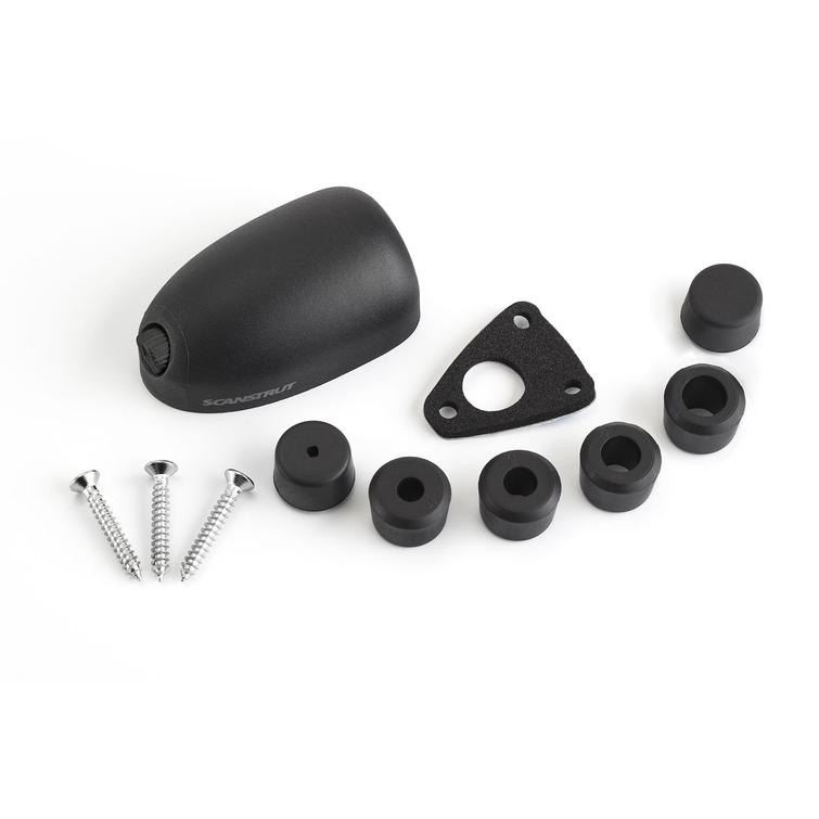 Kaapelin läpivienti Ø2-6mm kaapelille IP68 musta