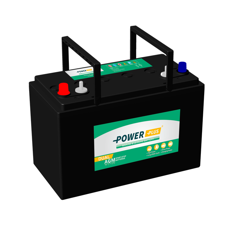 Power Plus Dual AGM 31M-825 12V 105Ah