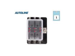 Sulakerasia 6xGM, 6.3mm, 100A tai 30A/virtapiiri