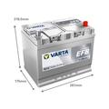 VARTA N72 Dynamic EFB 72Ah 760A