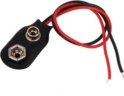 9V pariston neppariliitin johdoilla