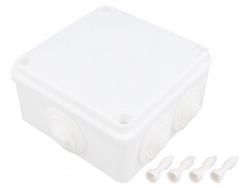 Kytkent&auml;rasia IP65 100x100x50mm Valkoinen