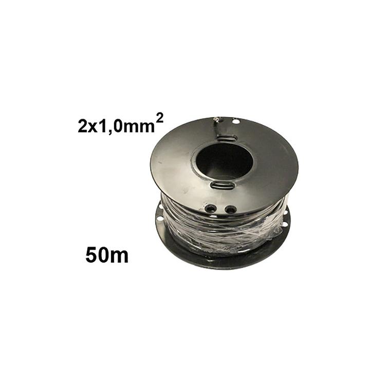 Autojohto 2 x 1.0mm&sup2;, punainen - keltainen 50M