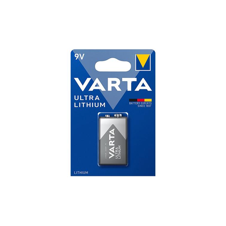 Varta Lithium 9V CR-V9/L522/LA522/6f22 6122