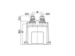 S&auml;hk&ouml;inen p&auml;&auml;virtakytkin 24V 250A