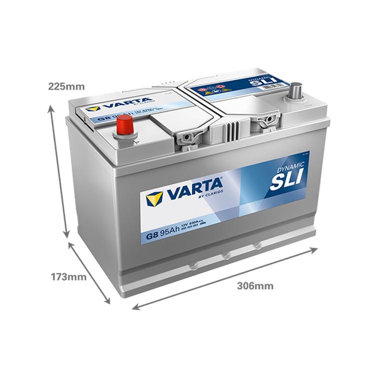 VARTA G8 Dynamic SLI 95Ah 830A