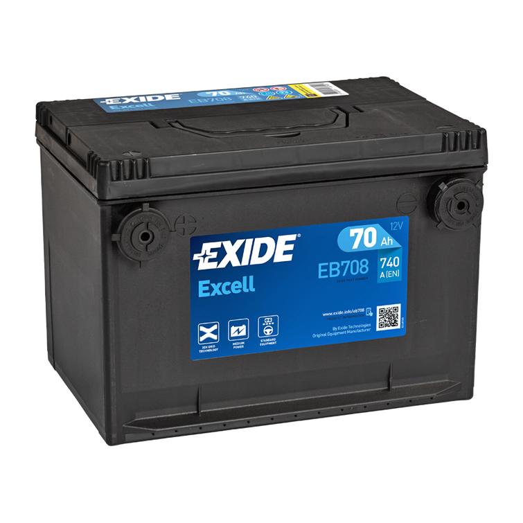 EXIDE Excell 70Ah 740 A