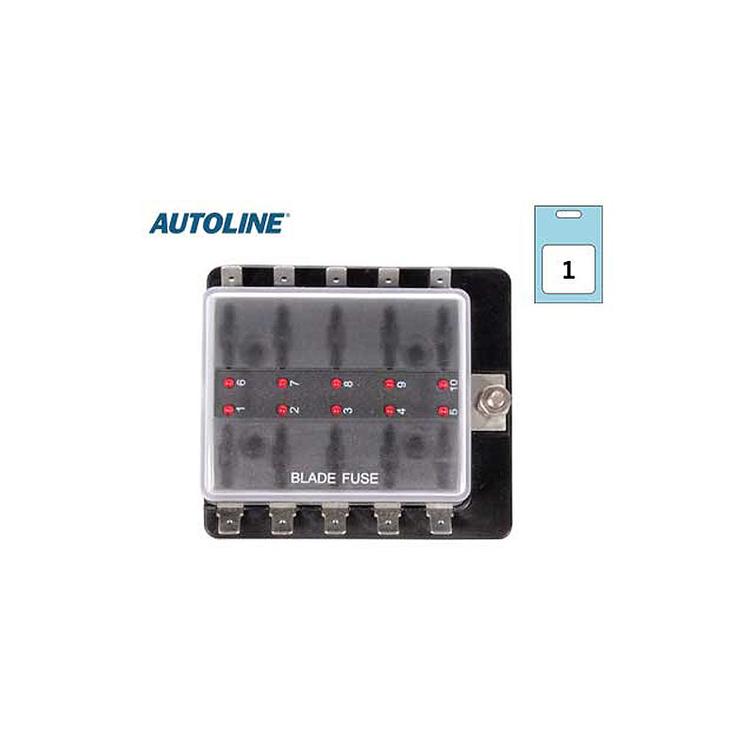 Sulakerasia 10xGM, 30A/virtapiiri